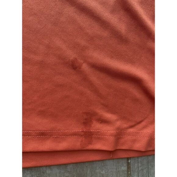 Greg Norman Tasso Elba ProTech Performance Polo Five Iron Coral Crush READ XL - Picture 4 of 11